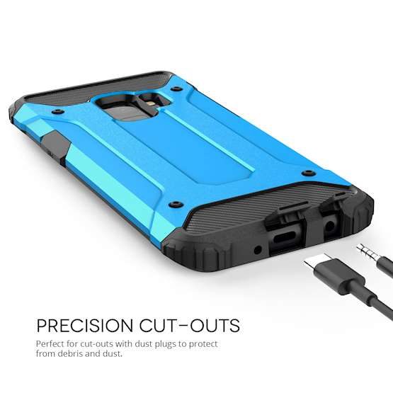 Show Samsung Galaxy S9 Anti-Shock Case Precision Cutouts for charging