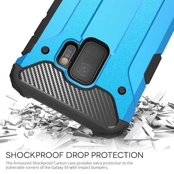 Picture Shockproof drop protected S9 smashing shards