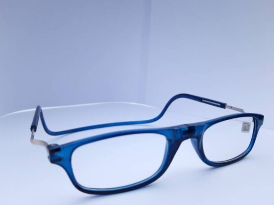 A side angle image of Magnetic Ready Readers in blue.