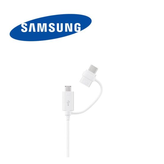 Dual connector for samsung phones micro usb and type-c