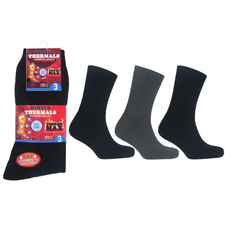 Cotton Rich Thermal Socks 3 Pairs Socks SpicyJam™Ireland