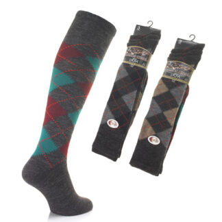 Long Wool Blend Socks - Narrow Fit - UK 6-11 - 3 Pairs