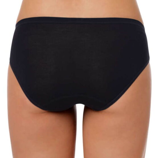 Women's Bamboo/Cotton High Leg Brief Style Underwear Black Color - 3-p –  Spun Bamboo