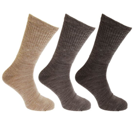 Warm Extra-Wide Socks - UK6-11 - 3 Pairs