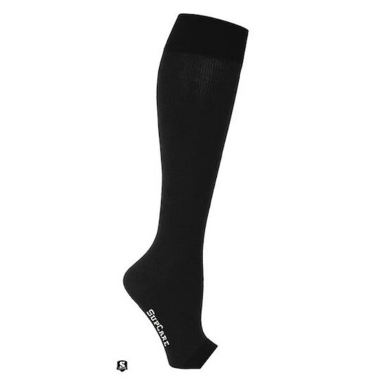 Extra Wide Toeless Pull up Compression Socks 