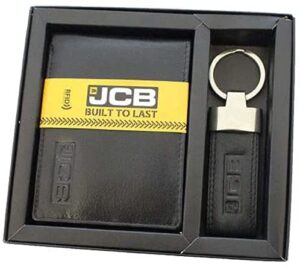 Leather wallet in gift box