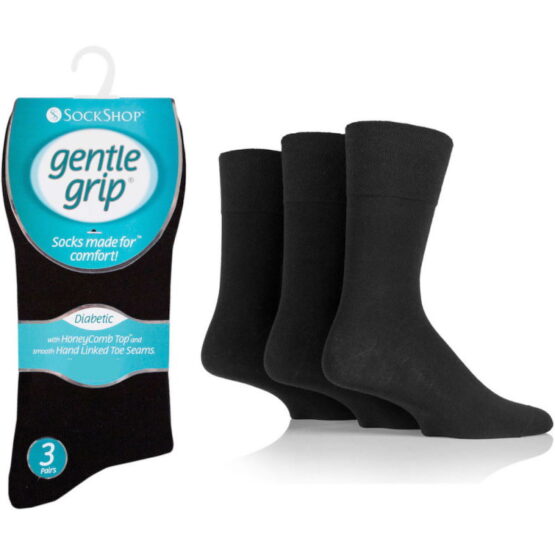 3 Pairs of Large Black Socks