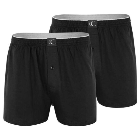 100% Loose Fit Cotton Boxer Shorts - M-3XL x 2