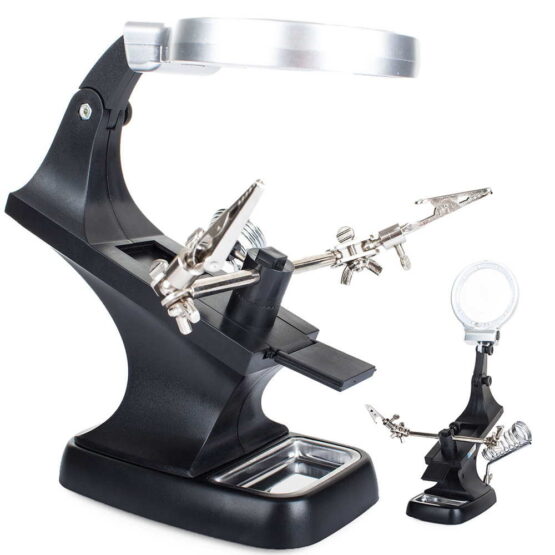 Desktop Multifunctional Magnifier - LED e.g. Welding