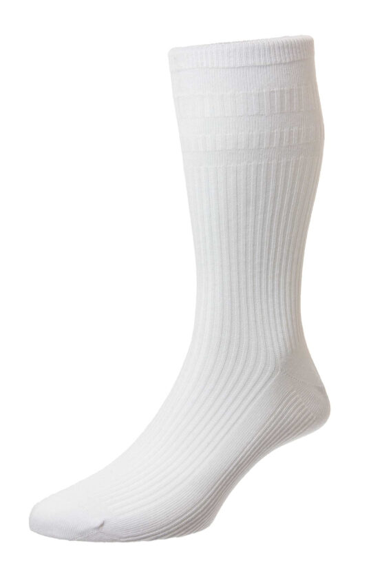 Single white sock