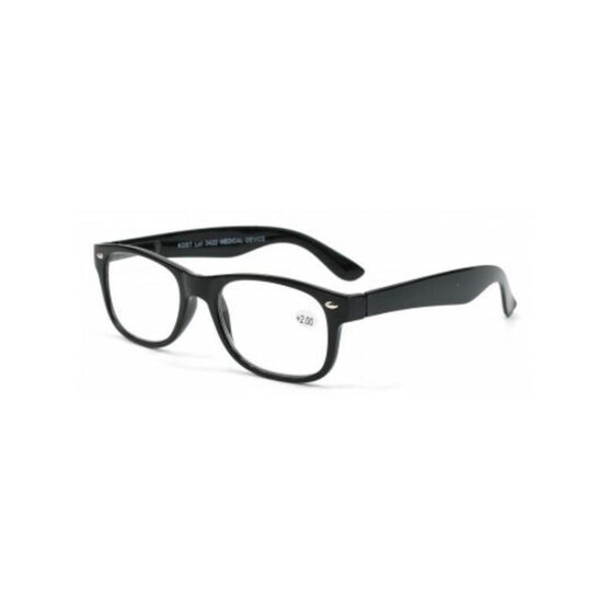 Black Framed Reading Glasses on white background