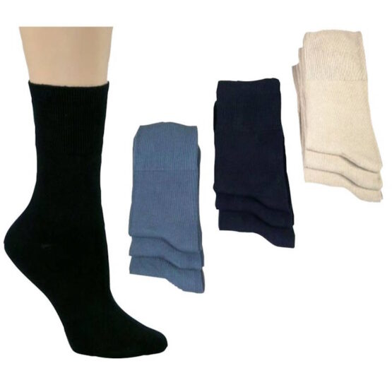 Eco-Friendly Lenzing Modal® Socks - No-Pressure Seams x 3 Pairs