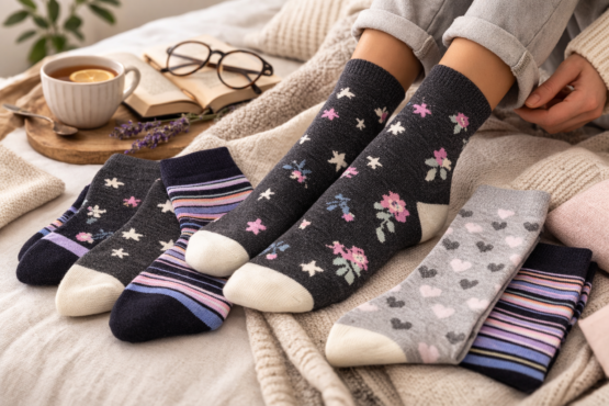 Gentle Grip Honeycomb Socks | Cotton Rich UK 4-8 x 3 Pairs